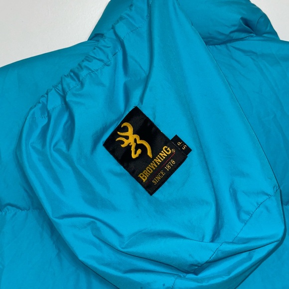 Browning Goose Down Puffer Jacket with Stuff Sack Women’s Size Small - Picture 5 of 11